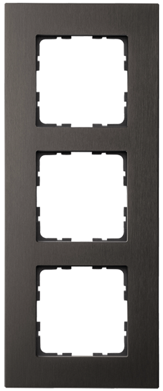 Рамка 3-постовая алюминий Brown Jasmart G1003AZ