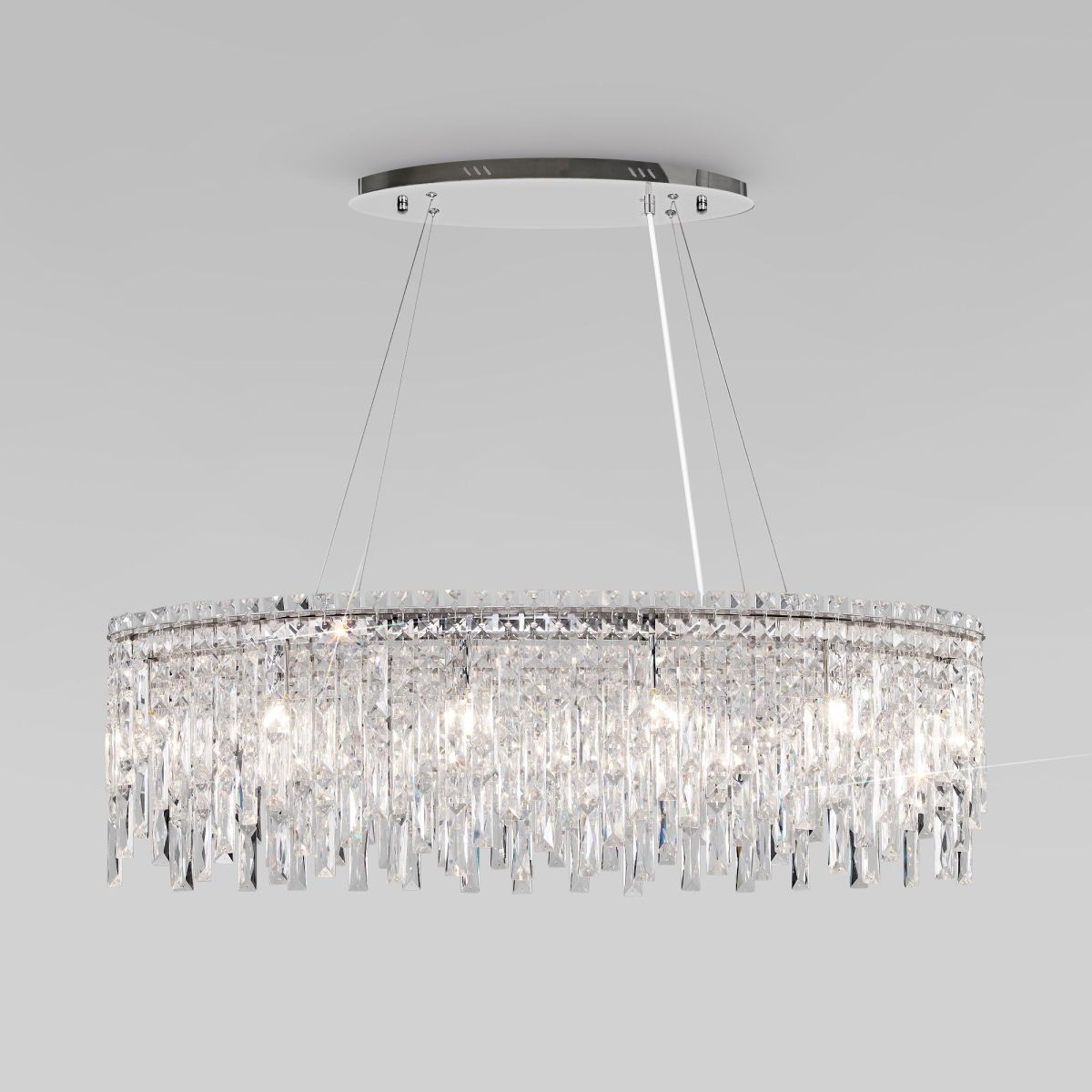 Подвесная люстра Eurosvet Blitz 60159/10 хром/ прозрачный хрусталь Strotskis Smart a065323 Подвесная люстра Eurosvet Blitz 60159/10 хром/ прозрачный хрусталь Strotskis Smart a065323