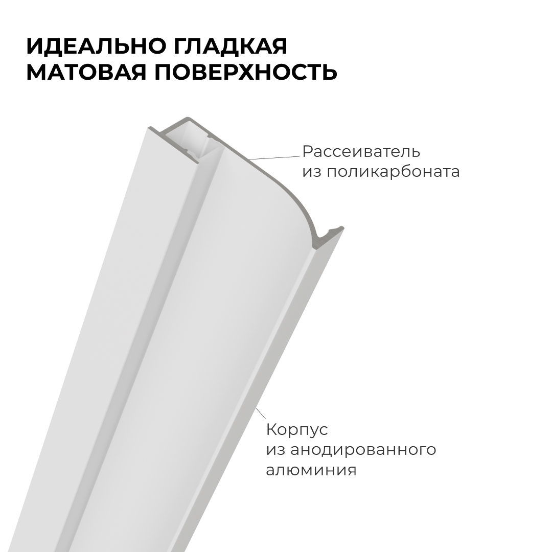 Алюминиевый профиль (комплект) Apeyron 08-66-Б