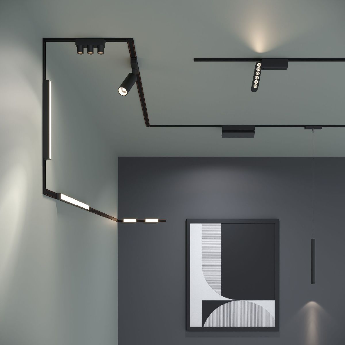 Трековый магнитный светильник Elektrostandard Flat magnetic 4690389197161 a063711