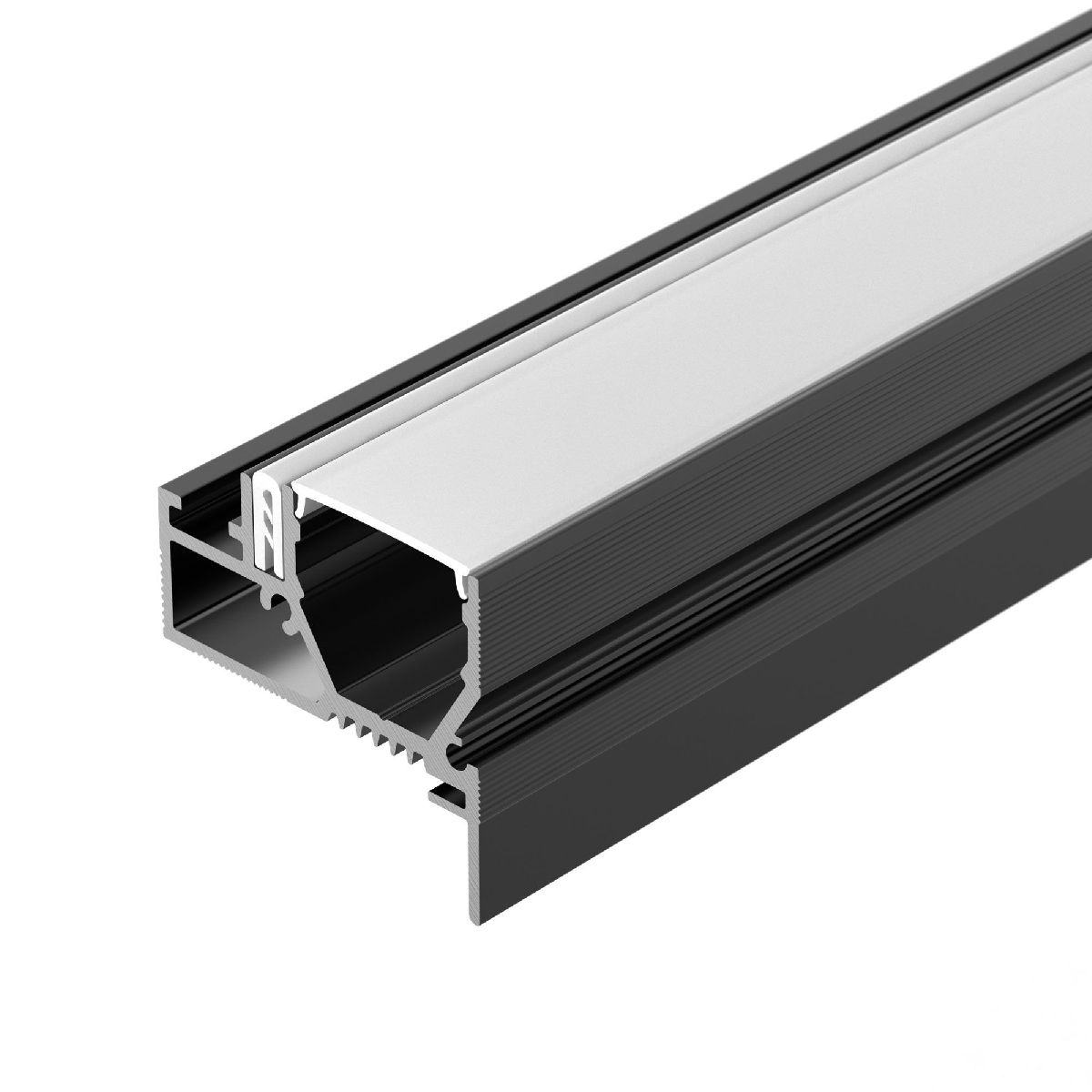 Профиль Arlight STRETCH-20-WALL-D-SIDE-2000 BLACK 042947 Профиль Arlight STRETCH-20-WALL-D-SIDE-2000 BLACK 042947