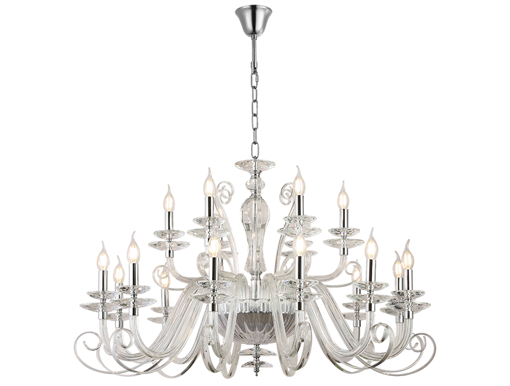 Подвесная люстра Newport Annabelle 8576+12/C chrome М0070815 Подвесная люстра Newport Annabelle 8576+12/C chrome М0070815