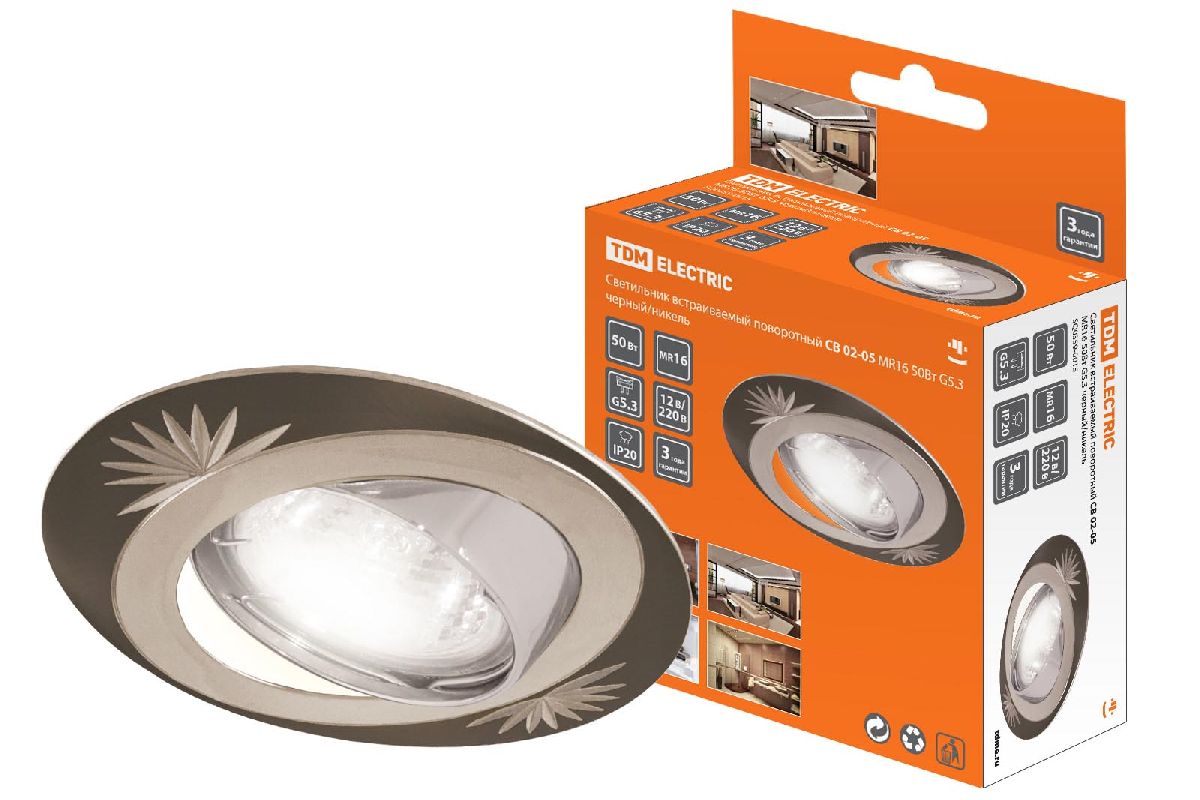 Встраиваемый светильник TDM Electric СВ 02-05 SQ0359-0015 Встраиваемый светильник TDM Electric СВ 02-05 SQ0359-0015