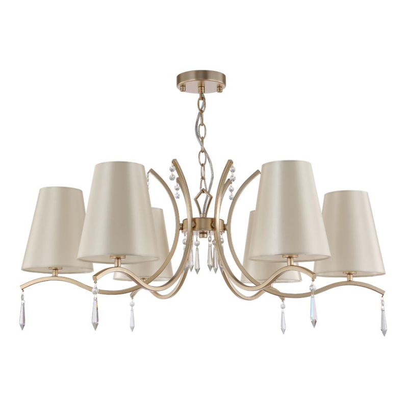 Подвесная люстра Crystal Lux Renata SP6 Gold Подвесная люстра Crystal Lux Renata SP6 Gold