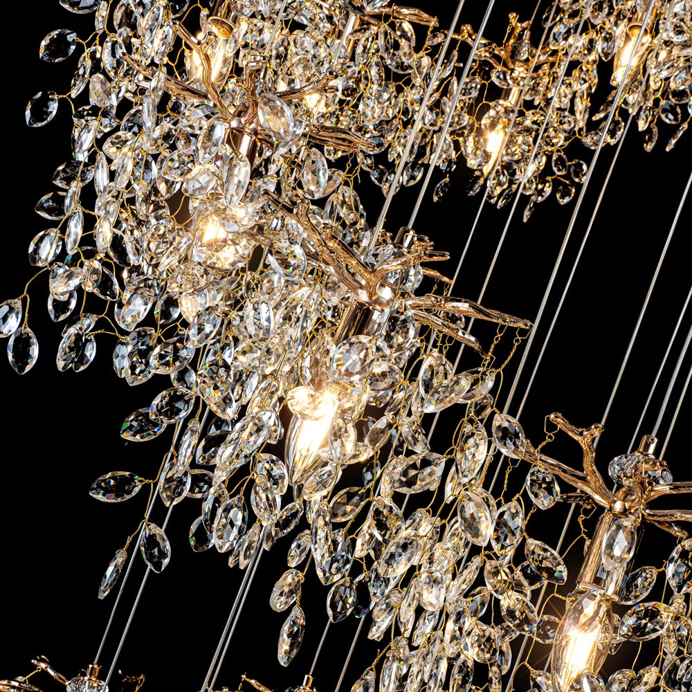 Каскадная люстра Modelux ML.6555.25 GD