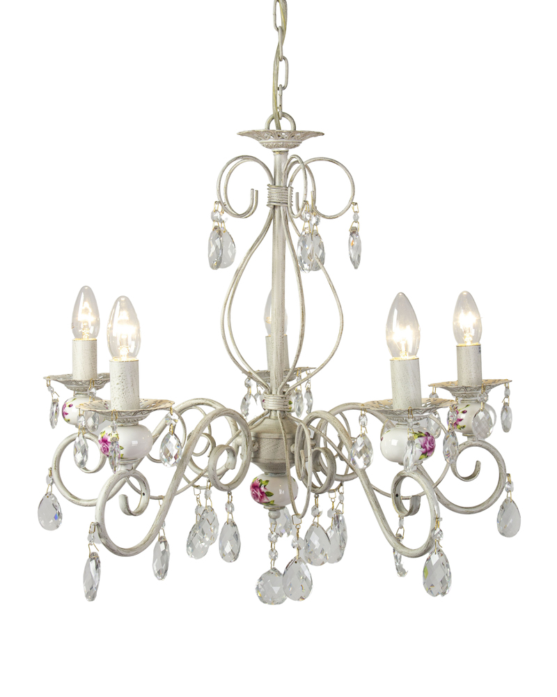 Подвесная люстра Abrasax Emilia MDK9431/5AWhite Подвесная люстра Abrasax Emilia MDK9431/5AWhite