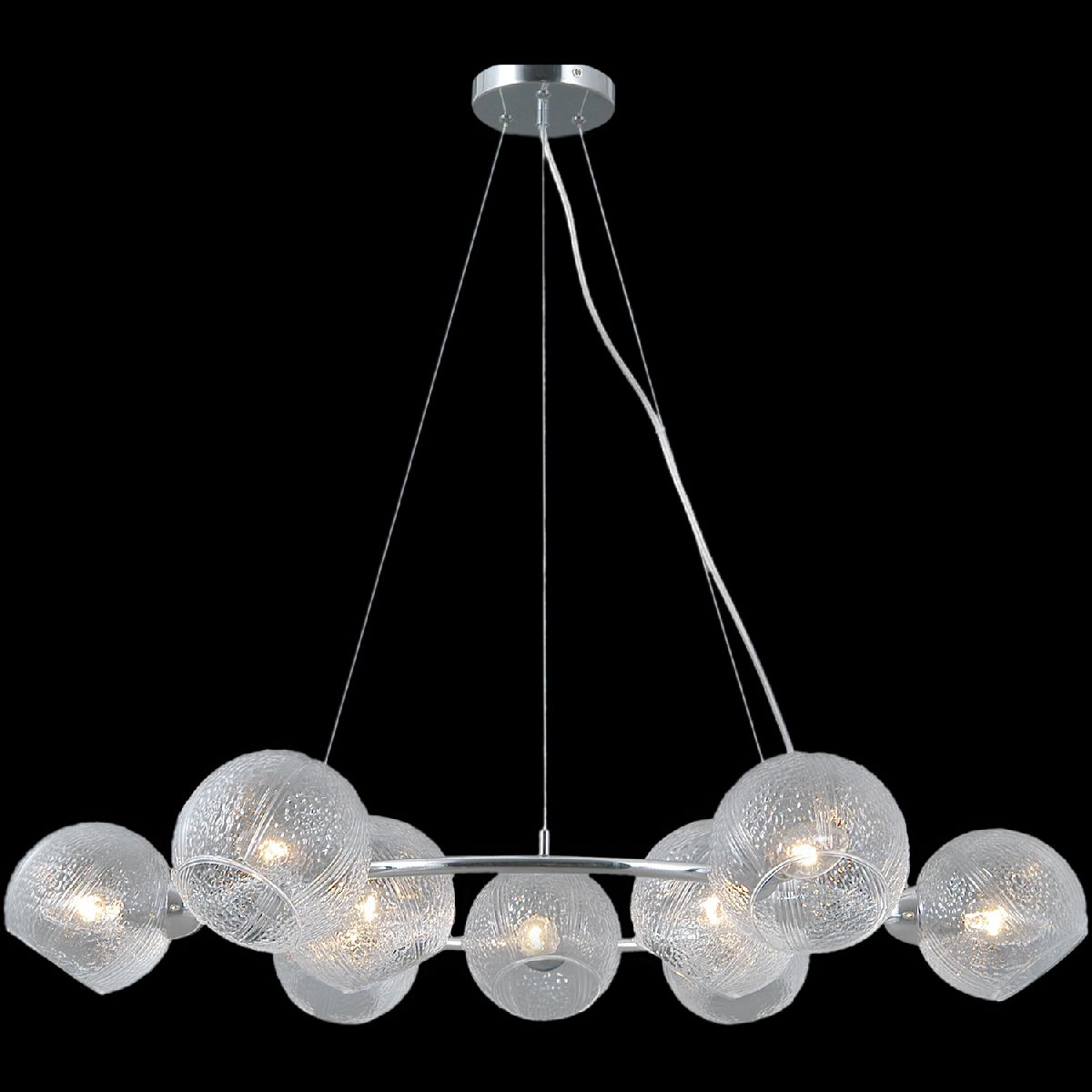 Подвесная люстра Illumico IL0728-9PSQ-24 CR ARIES Подвесная люстра Illumico IL0728-9PSQ-24 CR ARIES