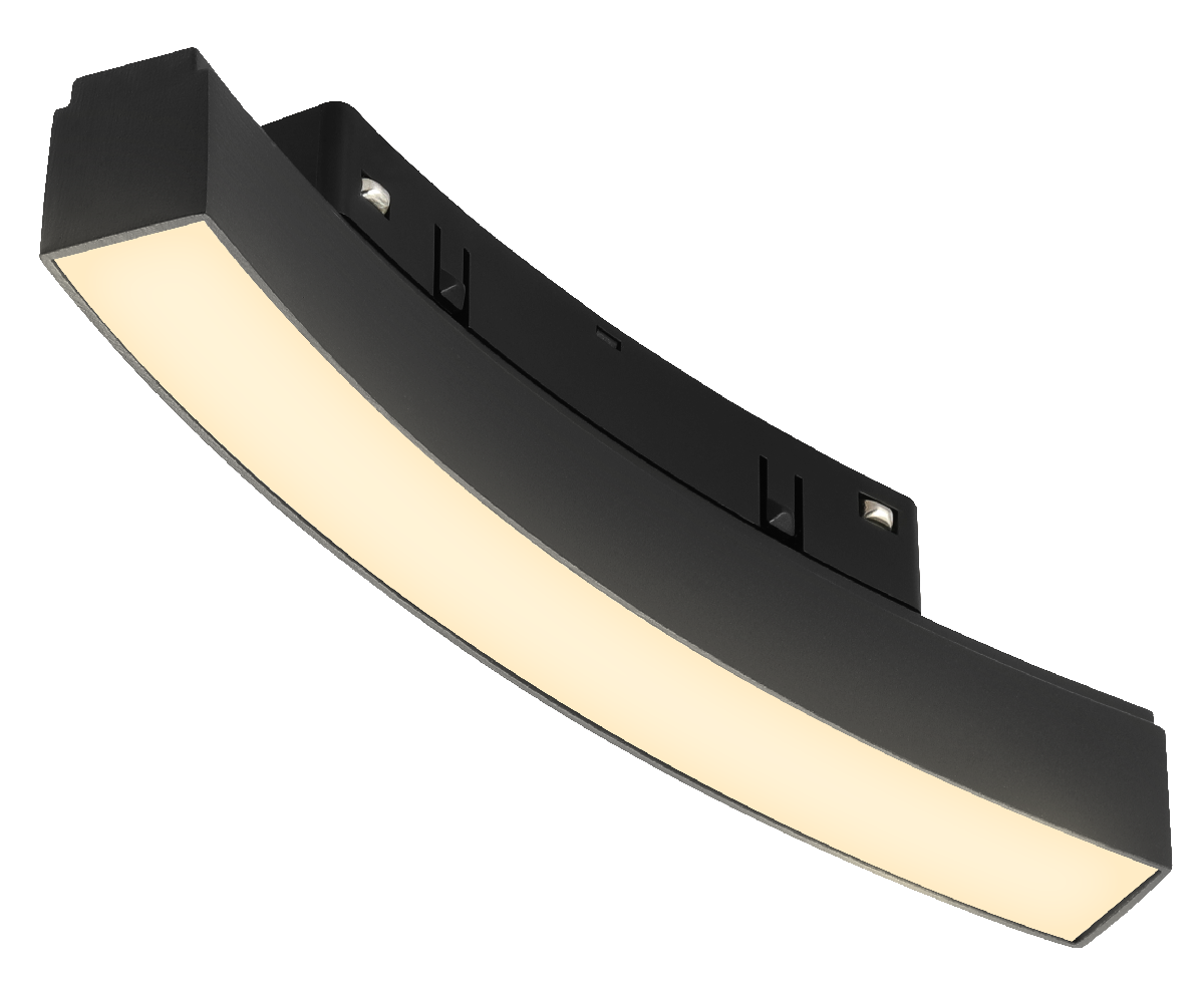 Трековый магнитный светильник iLedex Vision 4822-032-L190-D1500-6W-110DG-3000K-BK
