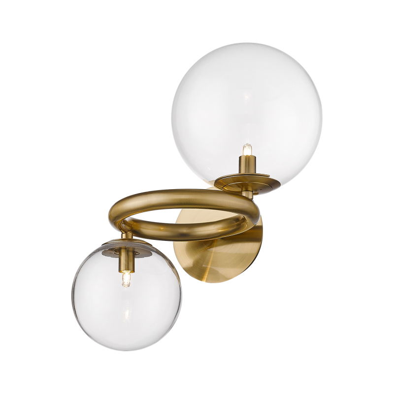 Бра Delight Collection Puppet W68092-2 brass Бра Delight Collection Puppet W68092-2 brass