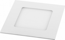 Светильник LED встраевымый, квадрат, белый, 3W, 220V, нейтральный 4000К, 210Lm