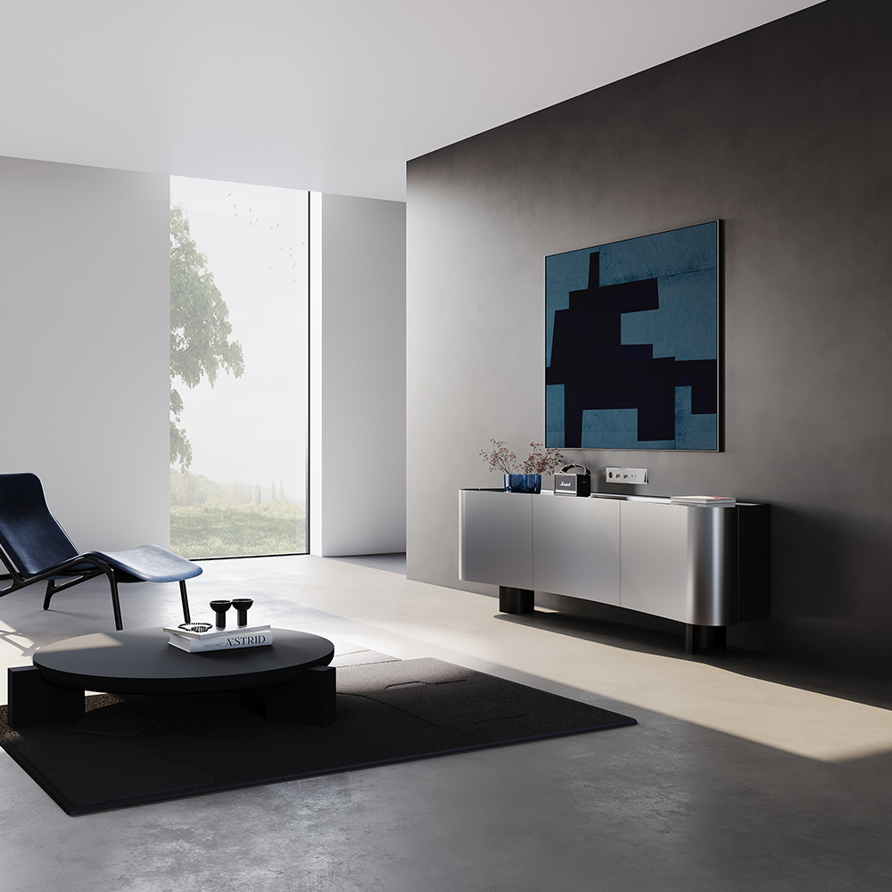 Рамка на 5 постов Voltum S70 VLS110504 (шелк, стекло)