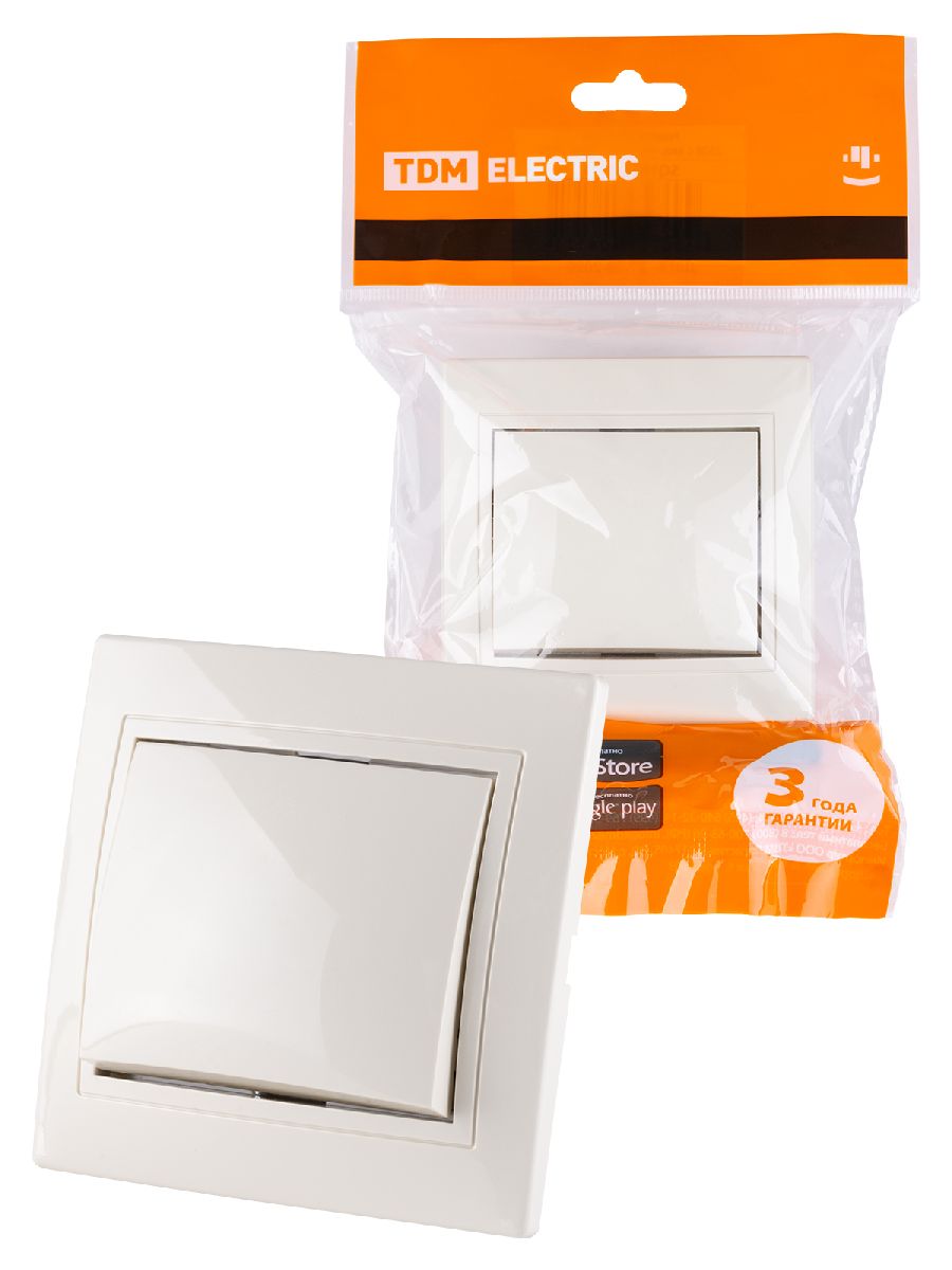 Выключатель одноклавишный Таймыр TDM Electric SQ1814-0101