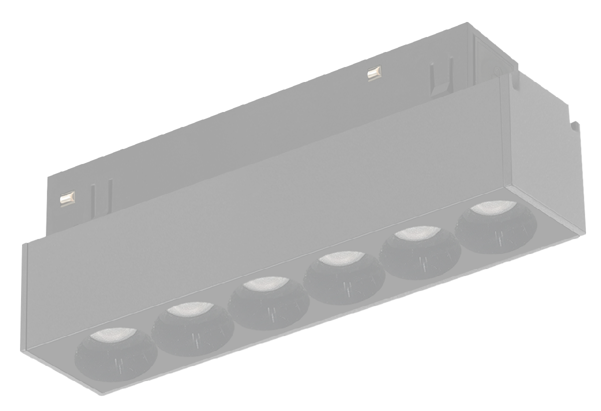 Трековый магнитный светильник iLedex Vision 4822-002-L120-6W-38DG-4000K-BK Трековый магнитный светильник iLedex Vision 4822-002-L120-6W-38DG-4000K-BK