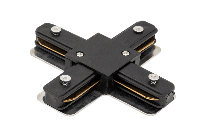 X-коннектор для однофазного трека DesignLed CN2-BL-X 003727