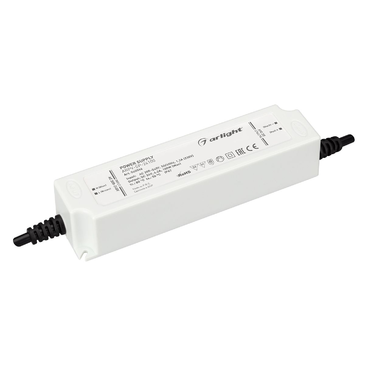 Блок питания Arlight ARPV-SP-24100 (24V, 4.2A, 100W) 040046 Блок питания Arlight ARPV-SP-24100 (24V, 4.2A, 100W) 040046