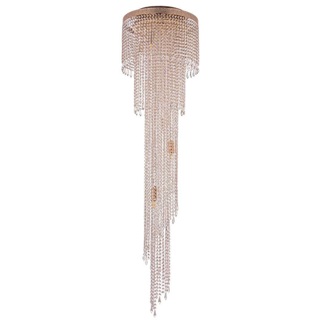 Каскадная люстра Arti Lampadari Santa E 1.8.60.600 G Каскадная люстра Arti Lampadari Santa E 1.8.60.600 G