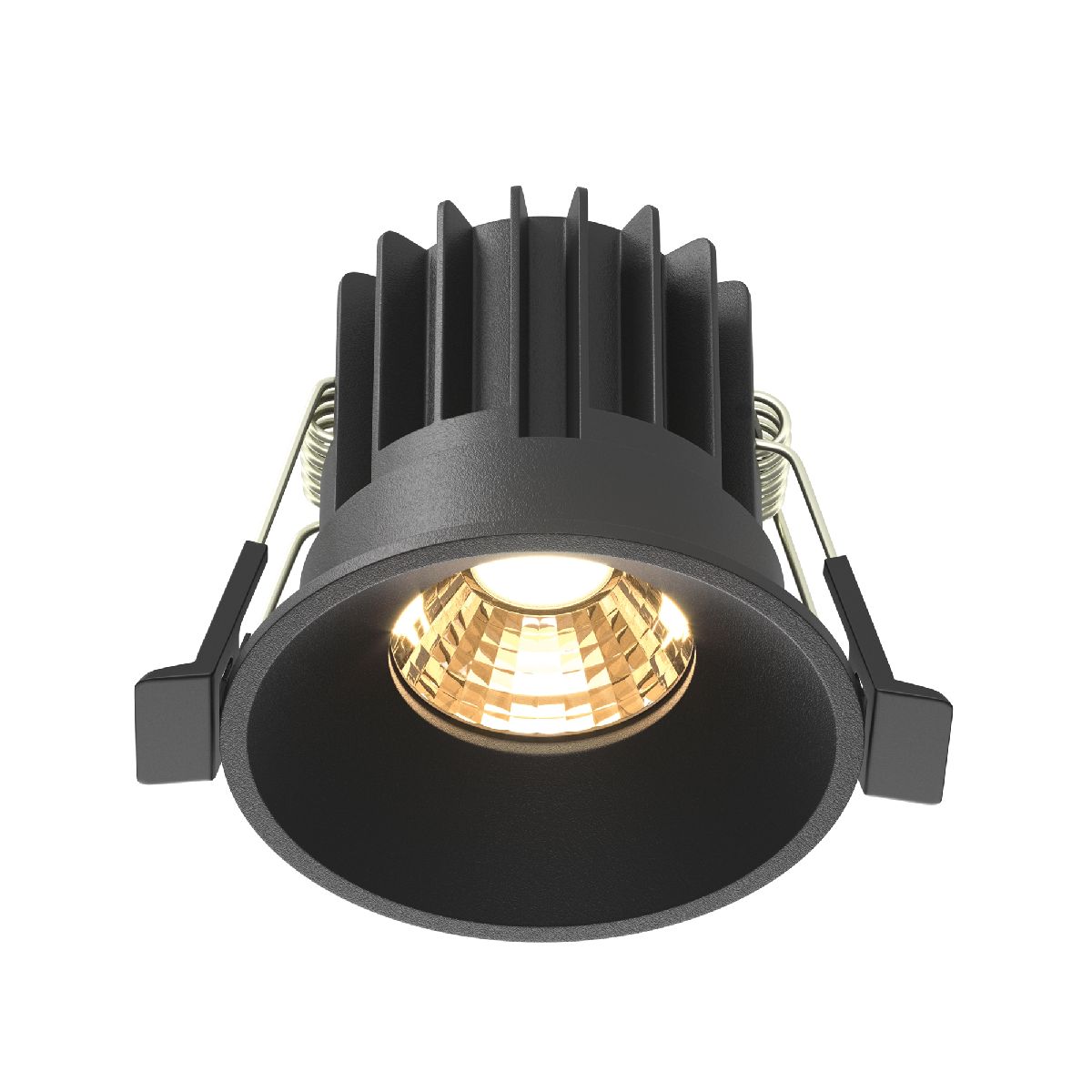 Встраиваемый светильник Maytoni Round DL058-7W2.7K-B Встраиваемый светильник Maytoni Round DL058-7W2.7K-B