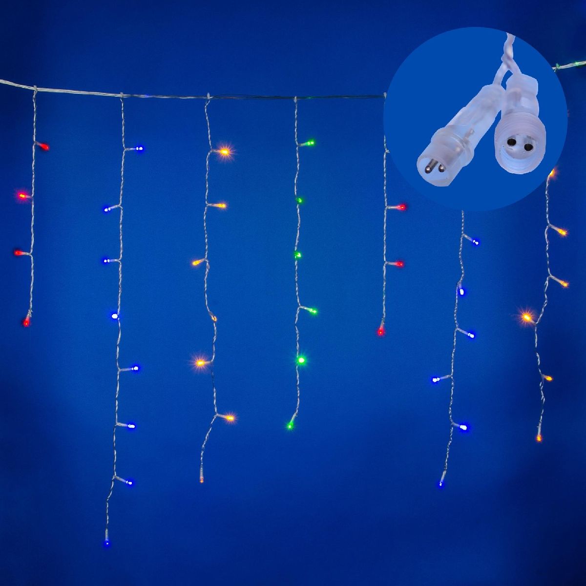 Уличная гирлянда Uniel ULD-B10005-480/TTK MULTI IP44 UL-00010875