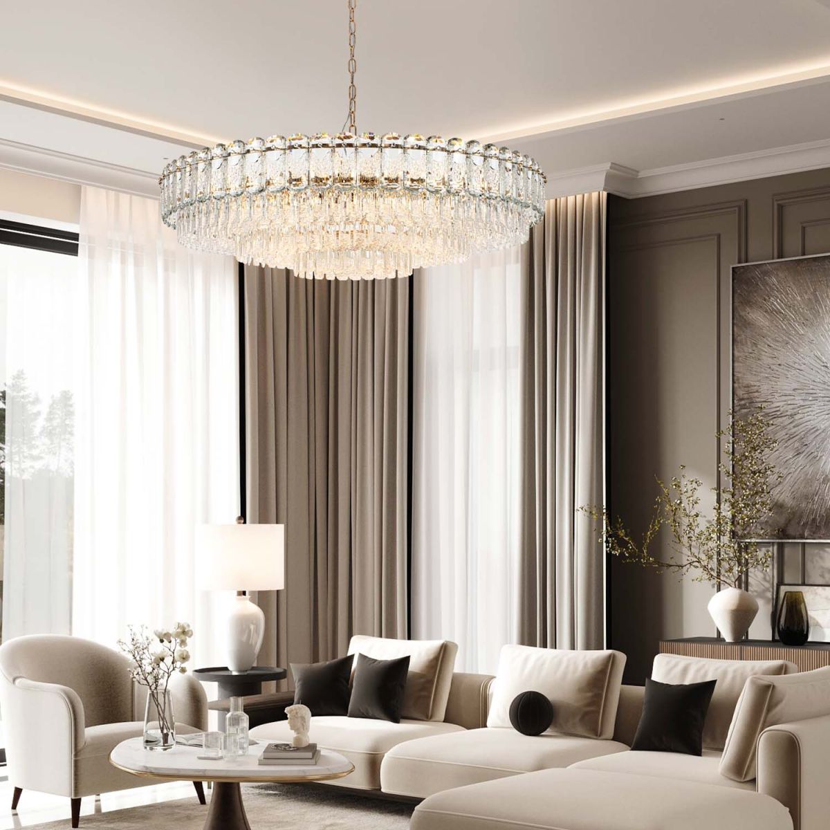 Подвесная люстра Modelux ML.7092.1000 GD