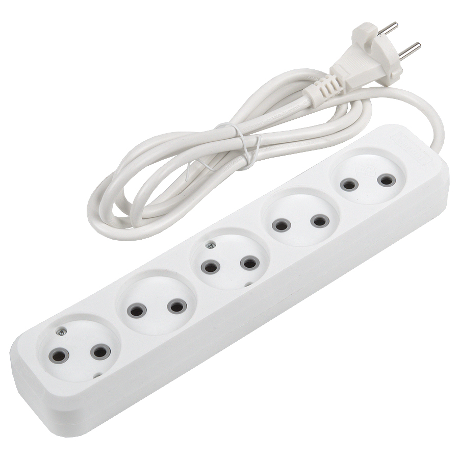 Удлинитель бытовой General GES-10-2x075-5-10m 470087