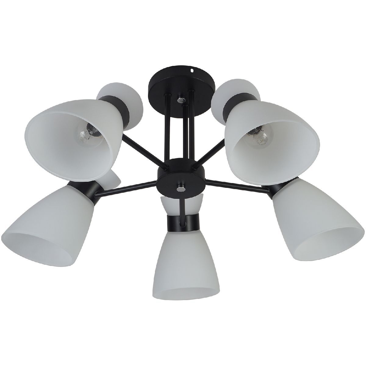 Потолочная люстра Reluce 01416-0.3-05 BK+CR