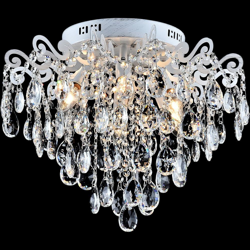 Потолочная люстра Reluce 04033-0.3-06 WH+SILVER PN Потолочная люстра Reluce 04033-0.3-06 WH+SILVER PN