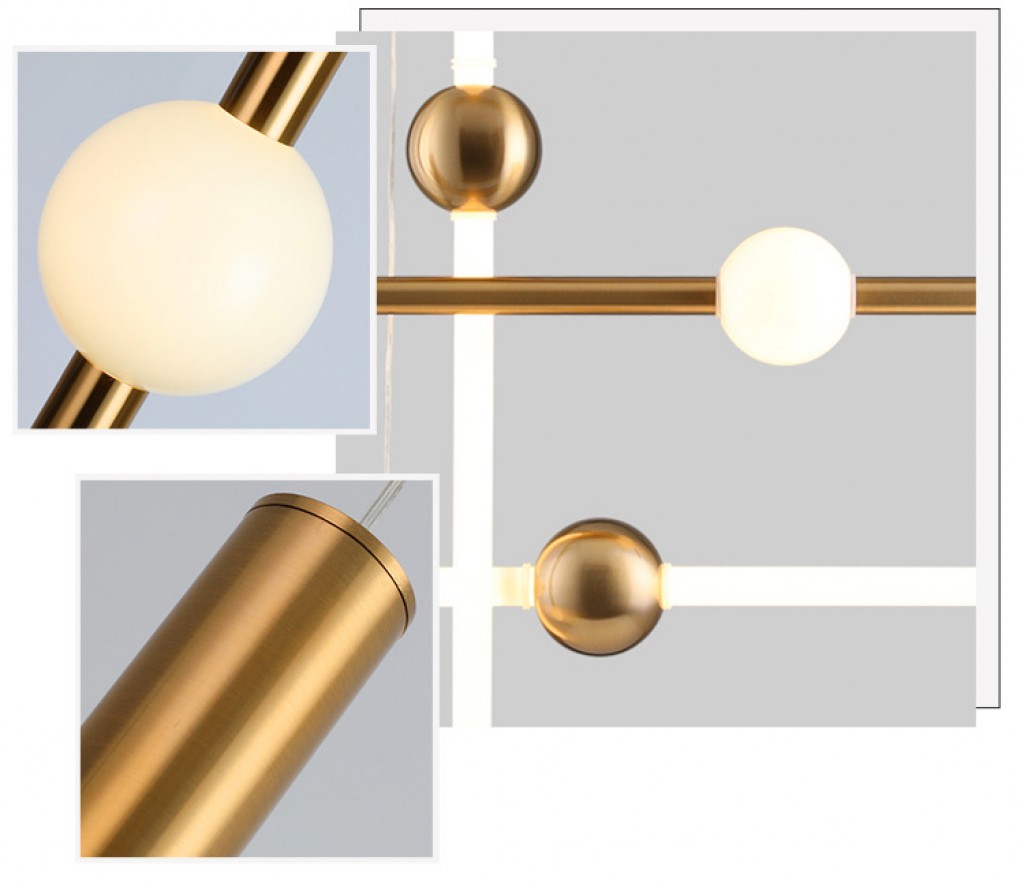 Подвесной светильник DeLight Collection Orion 10053P/B2 gold