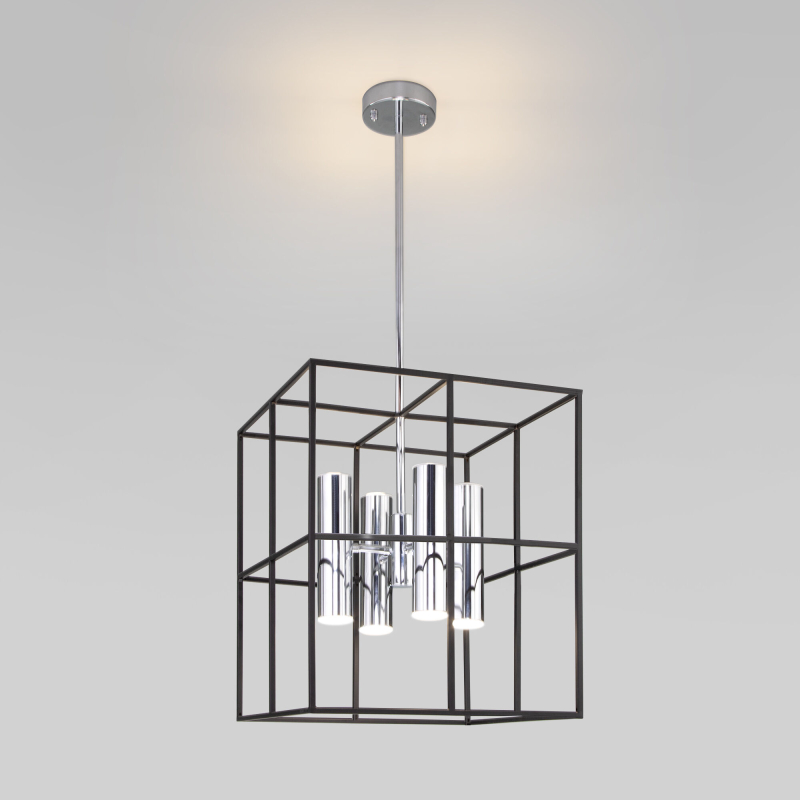 Люстра на штанге Eurosvet Adamson 70142/8 хром a060670 Люстра на штанге Eurosvet Adamson 70142/8 хром a060670