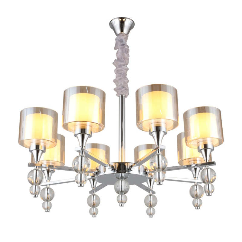 Подвесная люстра Omnilux Aprica OML-70803-08 Подвесная люстра Omnilux Aprica OML-70803-08