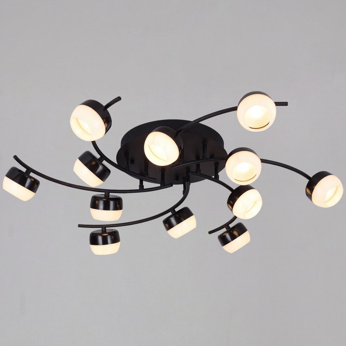 Потолочная люстра Reluce 90590-0.3-12 Black