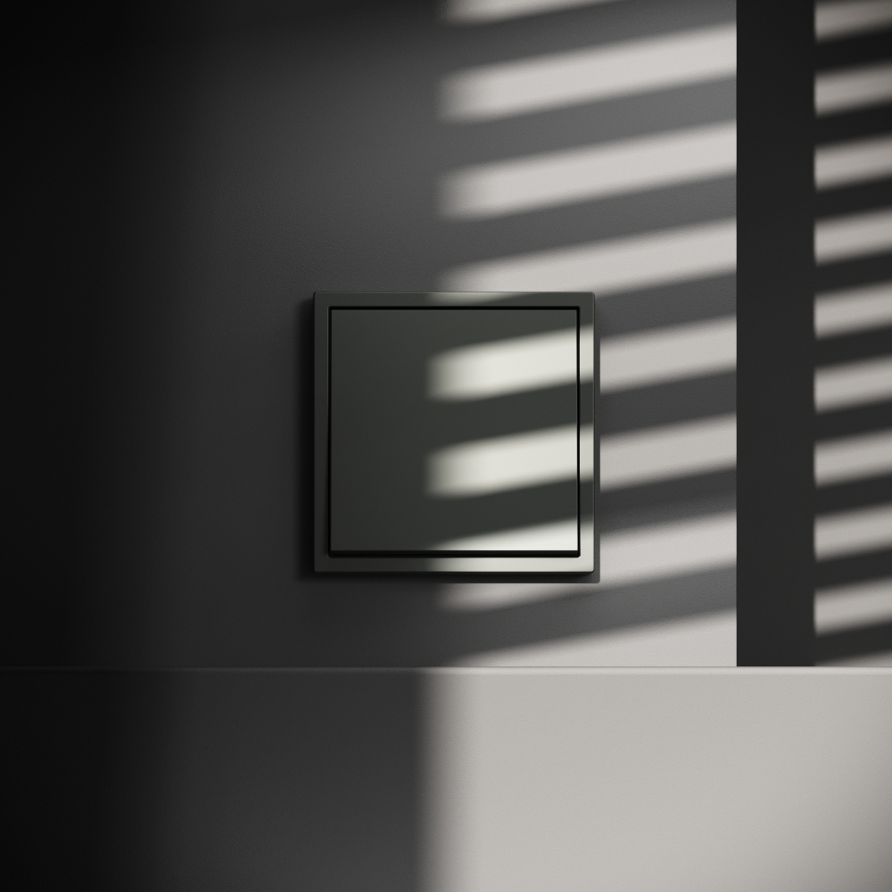 Проходной переключатель одноклавишный Voltum S70 VLS010306 (титан)