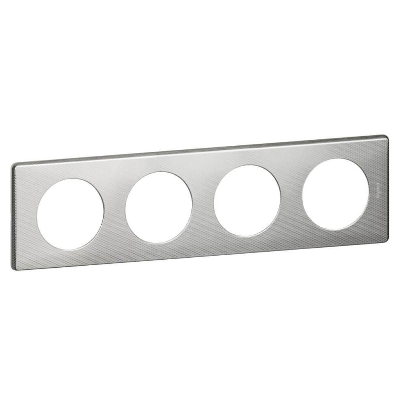 Рамка 4-постовая Legrand Celiane сильвер пунктум 068724