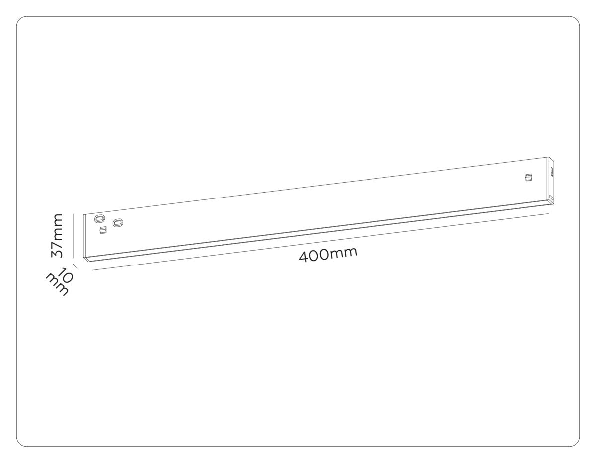 Трековый магнитный светильник Ambrella Light Track System GL2325