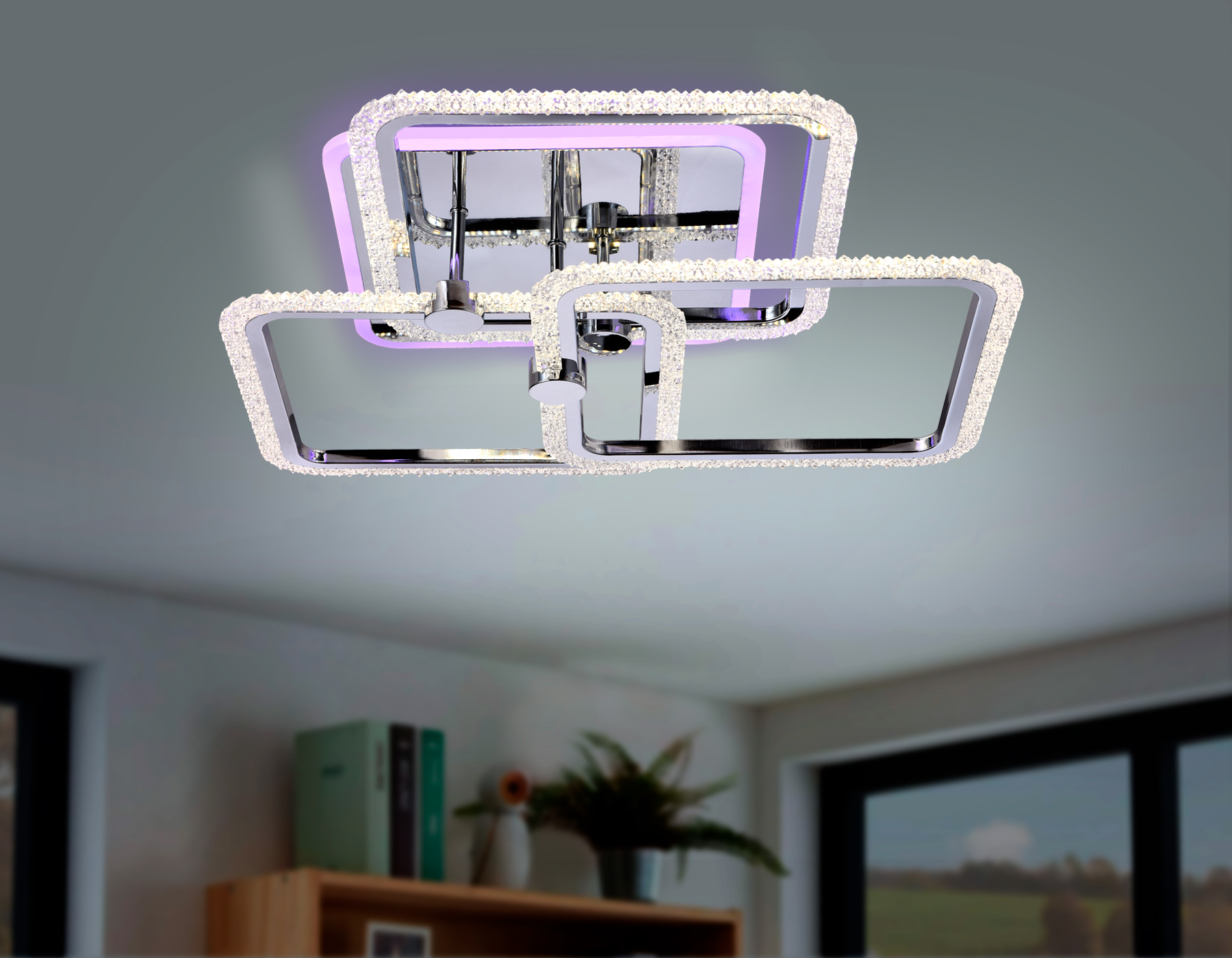 Потолочная люстра с пультом Ambrella Light Acrylica Original FA536