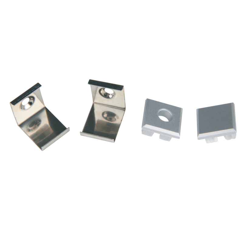 Комплект заглушек и скоб Uniel UFE-N05 SILVER A POLYBAG UL-00000625 Комплект заглушек и скоб Uniel UFE-N05 SILVER A POLYBAG UL-00000625