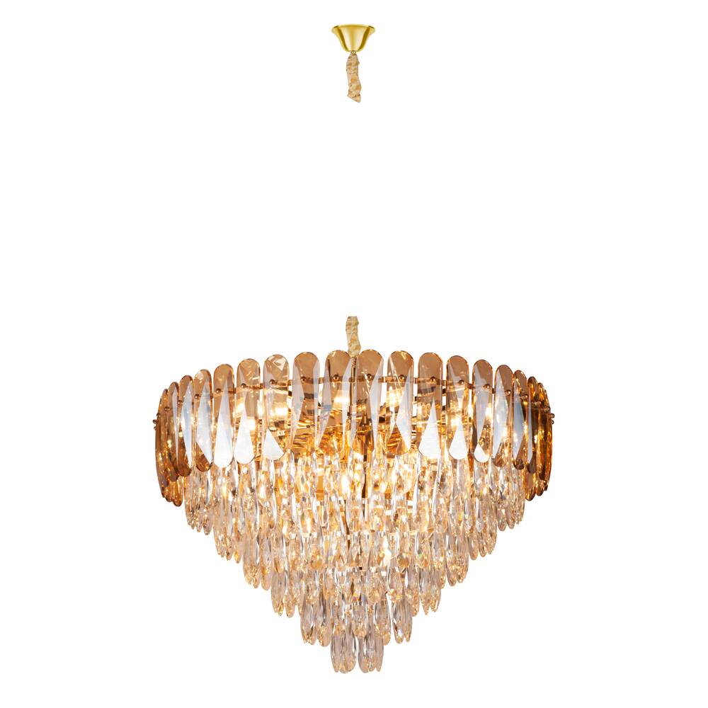 Подвесная люстра AM Group SPARKLY D800V GOLD Подвесная люстра AM Group SPARKLY D800V GOLD