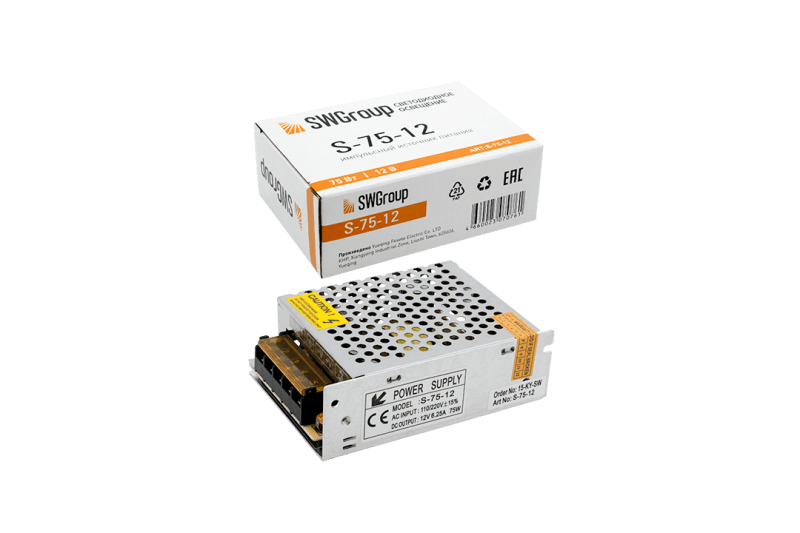 Блок питания SWG S-75-12 000298 Блок питания SWG S-75-12 000298