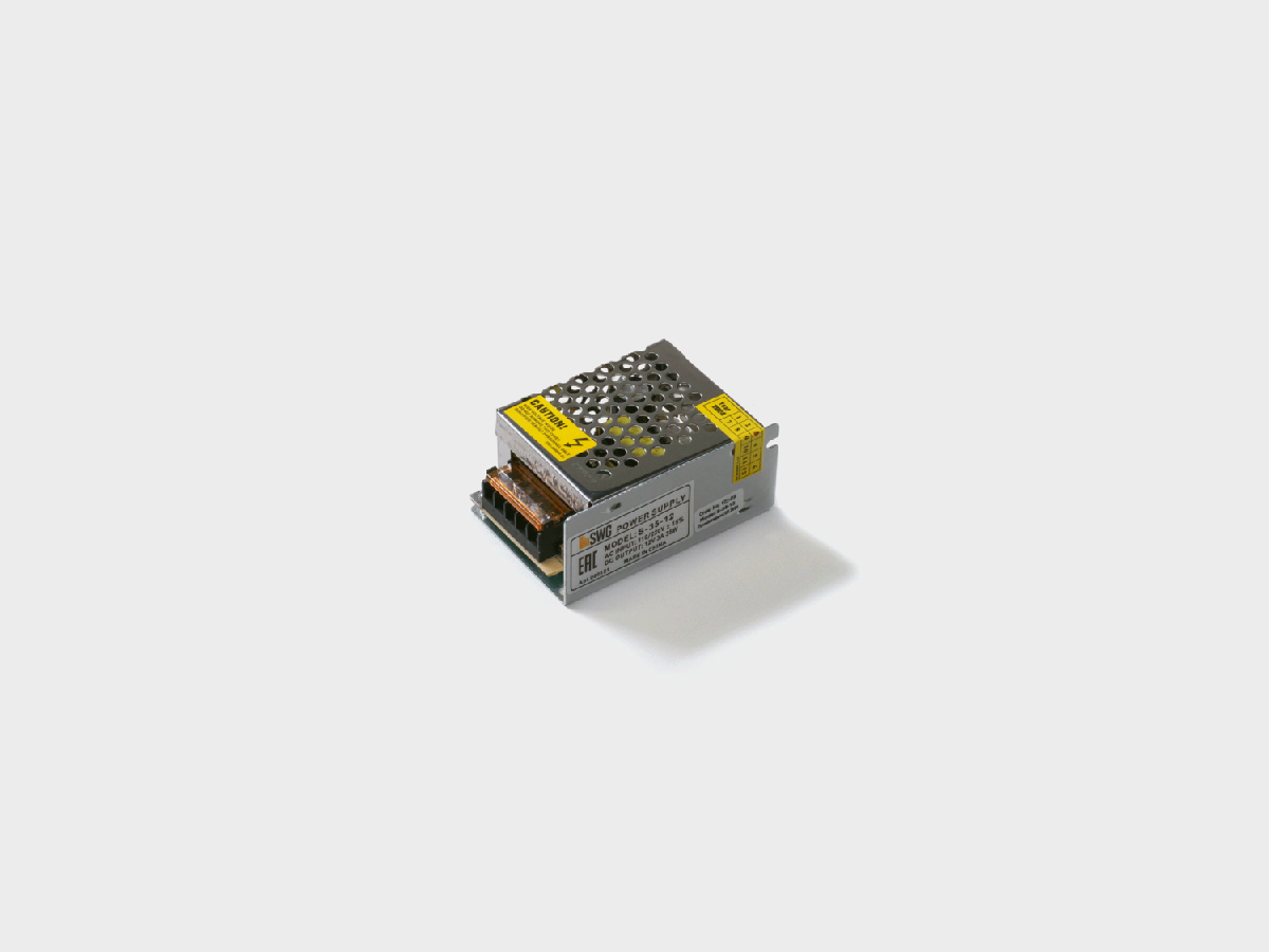 Блок питания SWG Standard 35Вт DC12В 3А IP20 00000000121 Блок питания SWG Standard 35Вт DC12В 3А IP20 00000000121