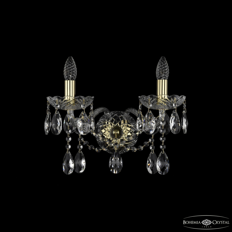 Бра Bohemia Ivele Crystal 1413B/2/165/XL G Бра Bohemia Ivele Crystal 1413B/2/165/XL G