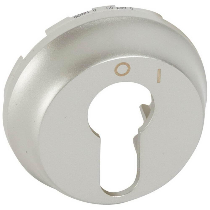 Лицевая панель Legrand Celiane выключателя с ключом 2-позиционный титановая 068309