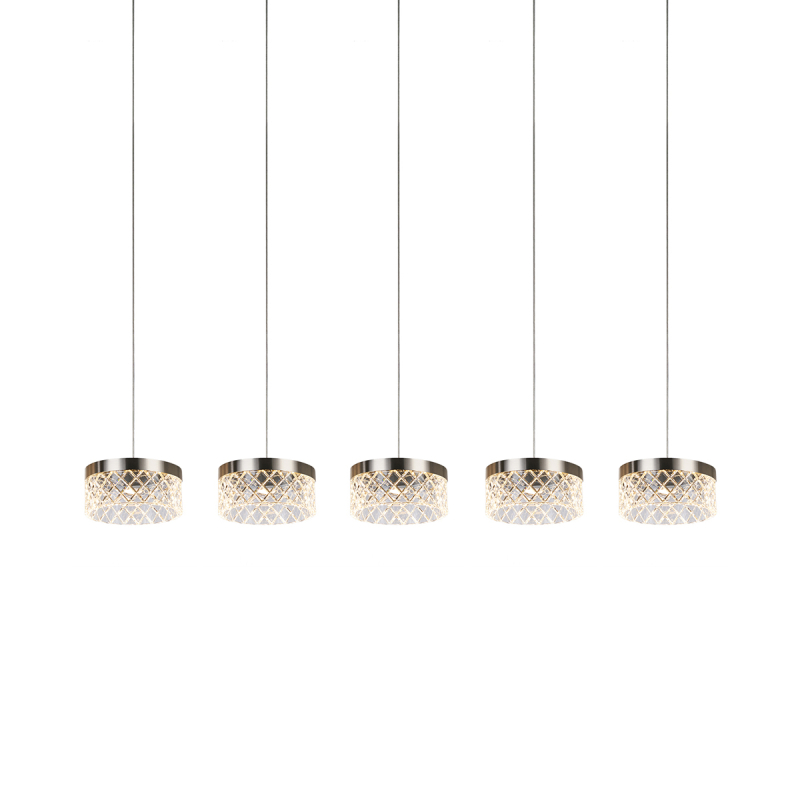 Подвесной светильник Delight Collection MD21020075 MD21020075-5B satin nickel Подвесной светильник Delight Collection MD21020075 MD21020075-5B satin nickel