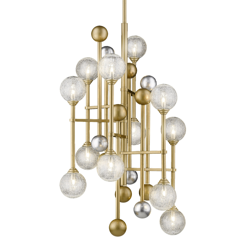 Люстра на штанге Delight Collection Fluxus P68084-12 gold Люстра на штанге Delight Collection Fluxus P68084-12 gold