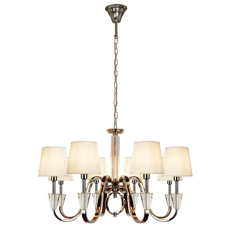 Подвесная люстра iLamp Alesti P2424-8 Nickel Подвесная люстра iLamp Alesti P2424-8 Nickel