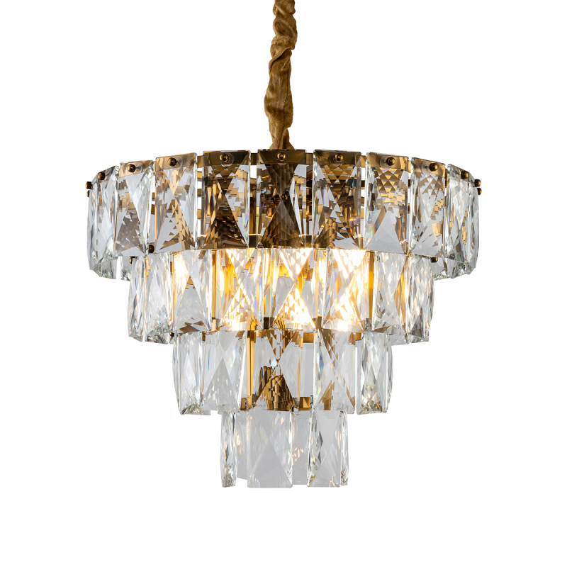 Подвесная люстра Delight Collection Amazone KG1113P-7 brass/clear Подвесная люстра Delight Collection Amazone KG1113P-7 brass/clear