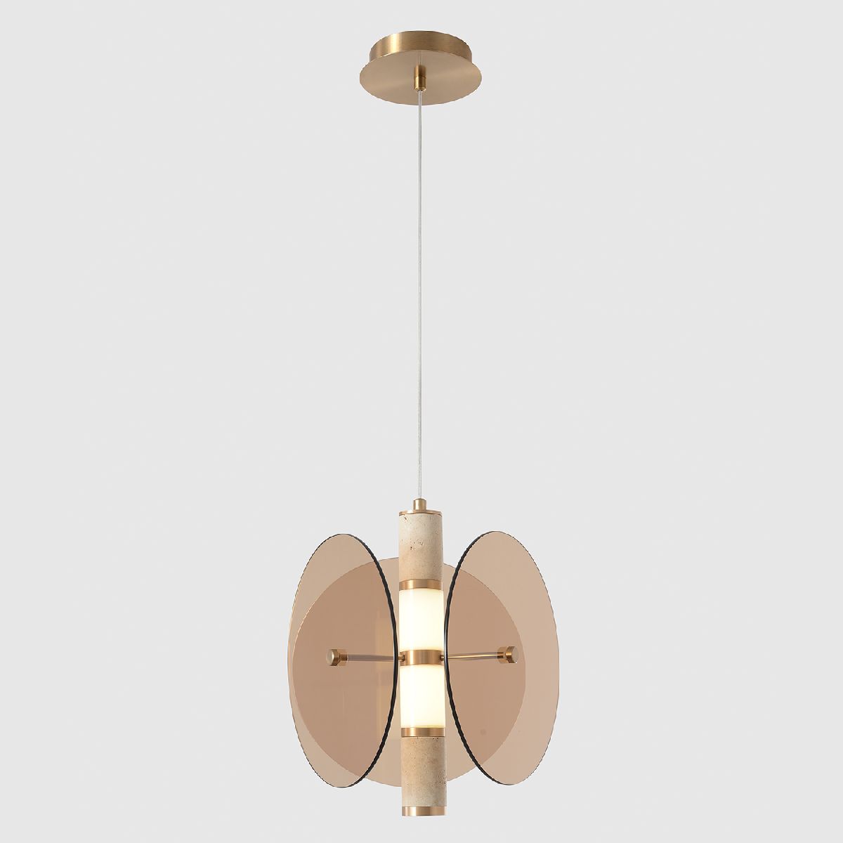 Подвесной светильник Crystal Lux AMARILLO SP12W LED BRASS Подвесной светильник Crystal Lux AMARILLO SP12W LED BRASS