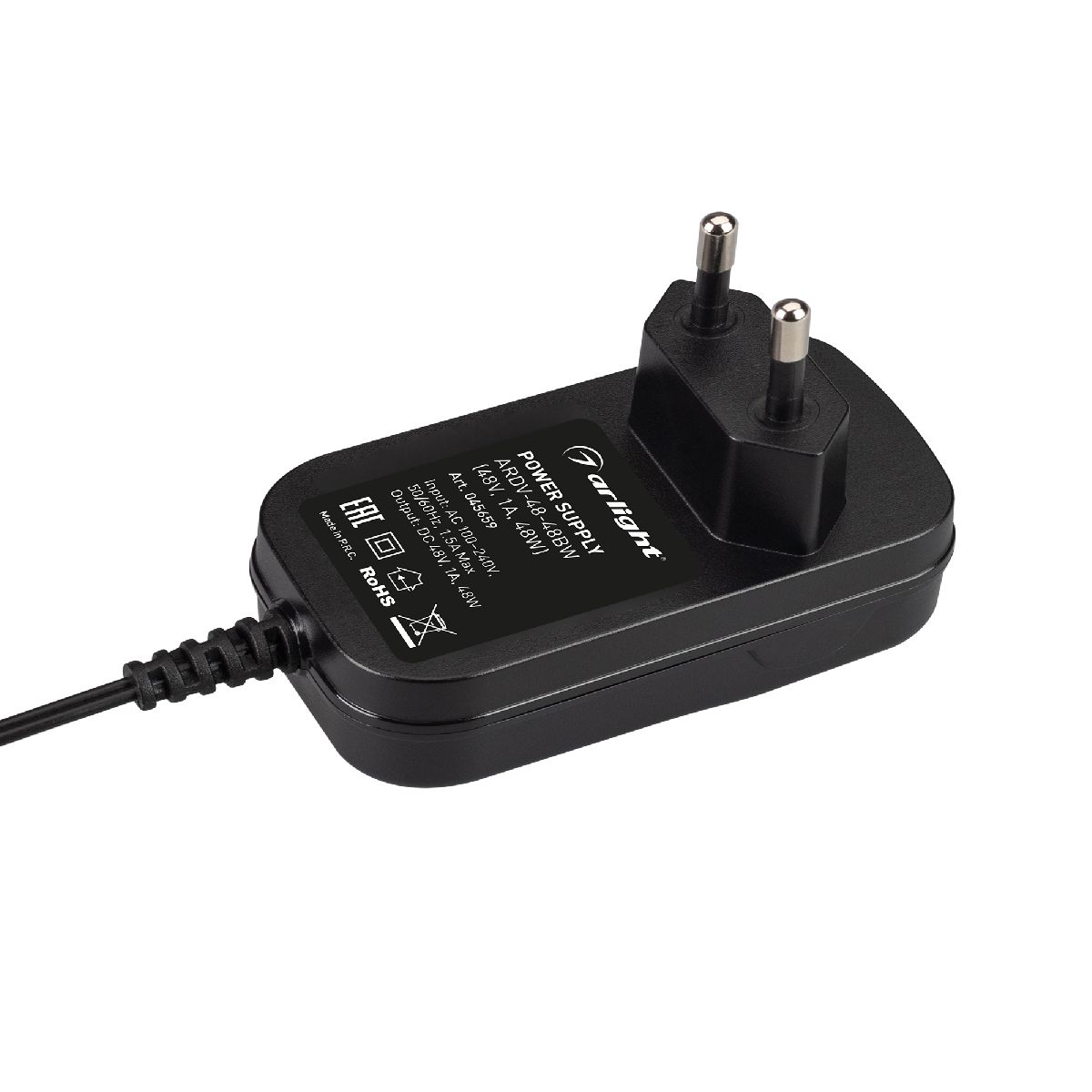 Блок питания Arlight ARDV-48-48BW (48V, 1A, 48W) 045659 Блок питания Arlight ARDV-48-48BW (48V, 1A, 48W) 045659