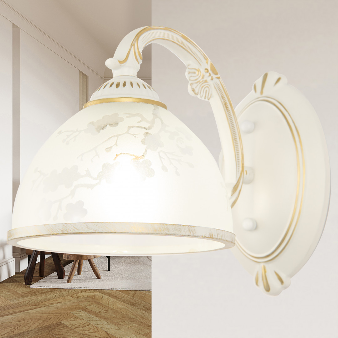 Бра Arte Milano 349737/1W WT+G Бра Arte Milano 349737/1W WT+G
