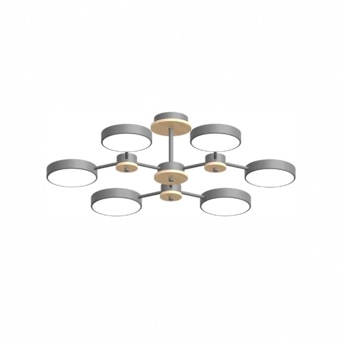Люстра на штанге LED4U L3216-730 GR Люстра на штанге LED4U L3216-730 GR