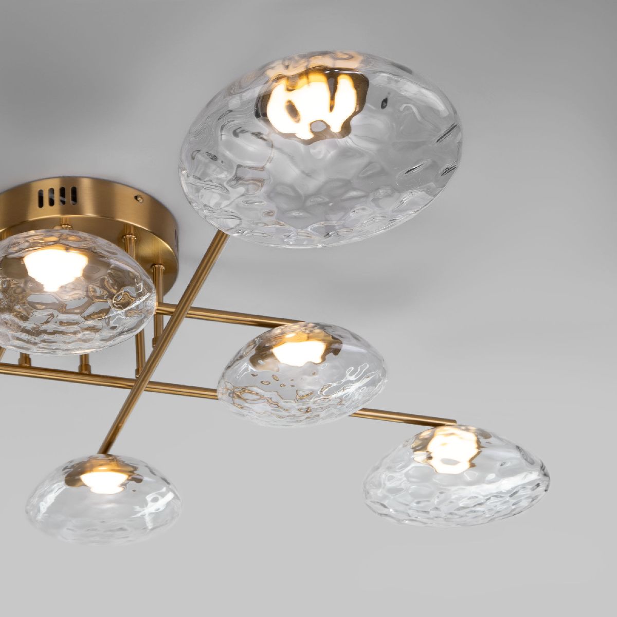 Потолочная люстра Eurosvet Ripple 50389 LED латунь a069026