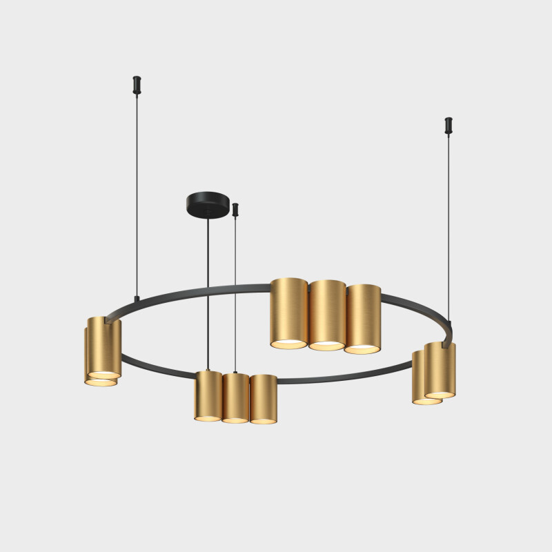 Подвесная люстра Denkirs Orbit DK4065-BK+SG Подвесная люстра Denkirs Orbit DK4065-BK+SG